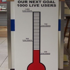single goal thermometer111